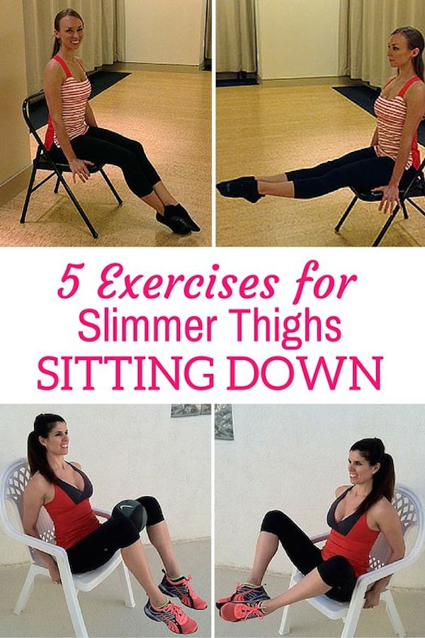 Thigh Exercises While Sitting Thigh Workout