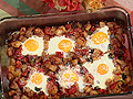 Image of Baked Eggs With Garden Vegetable Hash, Oprah