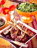 Image of Grilled Rack Of Lamb With Spring Dolma, Oprah