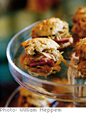 Image of Herbed Drop Biscuits With Ham And Cabbage Slaw, Oprah