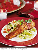 Image of Moroccan Salmon With Cabbage And Couscous, Oprah