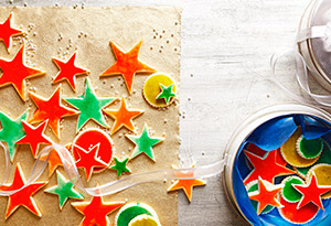 Glazed Holiday Cookies Recipe