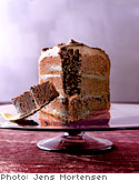 Image of Three-Layer Chocolate Cake With Blackout Filling, Oprah