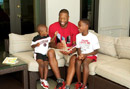 Dwyane Wade and his sons