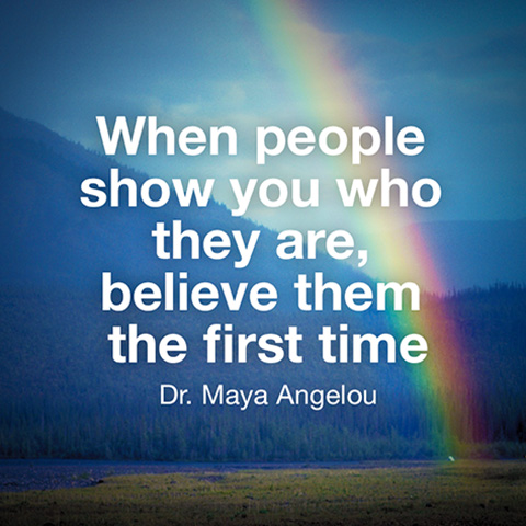 Quote About Trust - Dr. Maya Angelou Quote