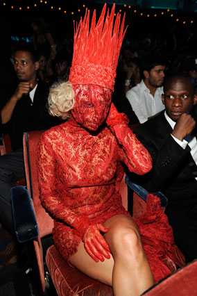 lady gaga outfits vma 2010. Lady Gaga#39;s VMA outfit