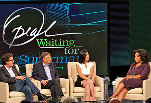 Davis Guggenheim, Bill Gates, Michelle Rhee and Oprah