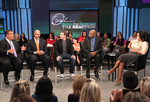 Oprah and guests