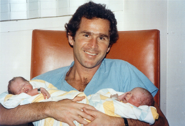 george w bush family pictures. President George W. Bush,