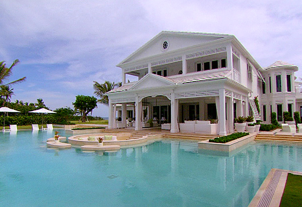 Celine Dion's House Tour - The Pool - Oprah.