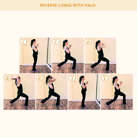 Reverse Lunge with Halo