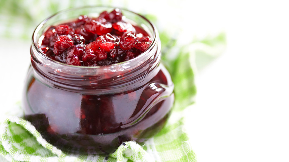 Candied Cranberry and Crystallized-Ginger Chutney