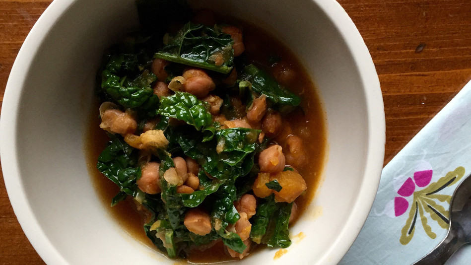 Kale, Chickpea and Butternut Squash Stew