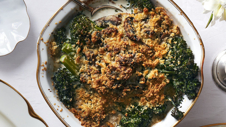 Make-ahead broccolini casserole