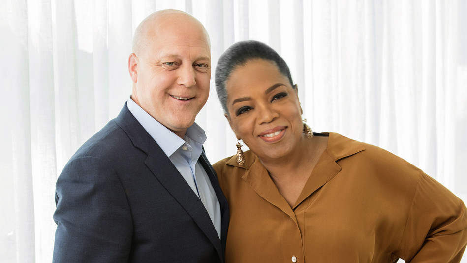 Mitch Landrieu with Oprah Winfrey