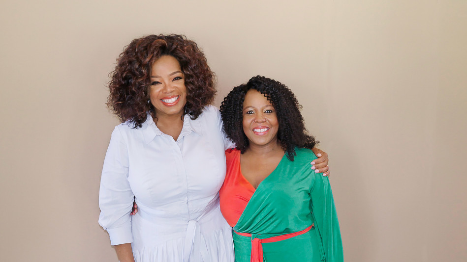 Oprah Winfrey and Gugu Ndebele