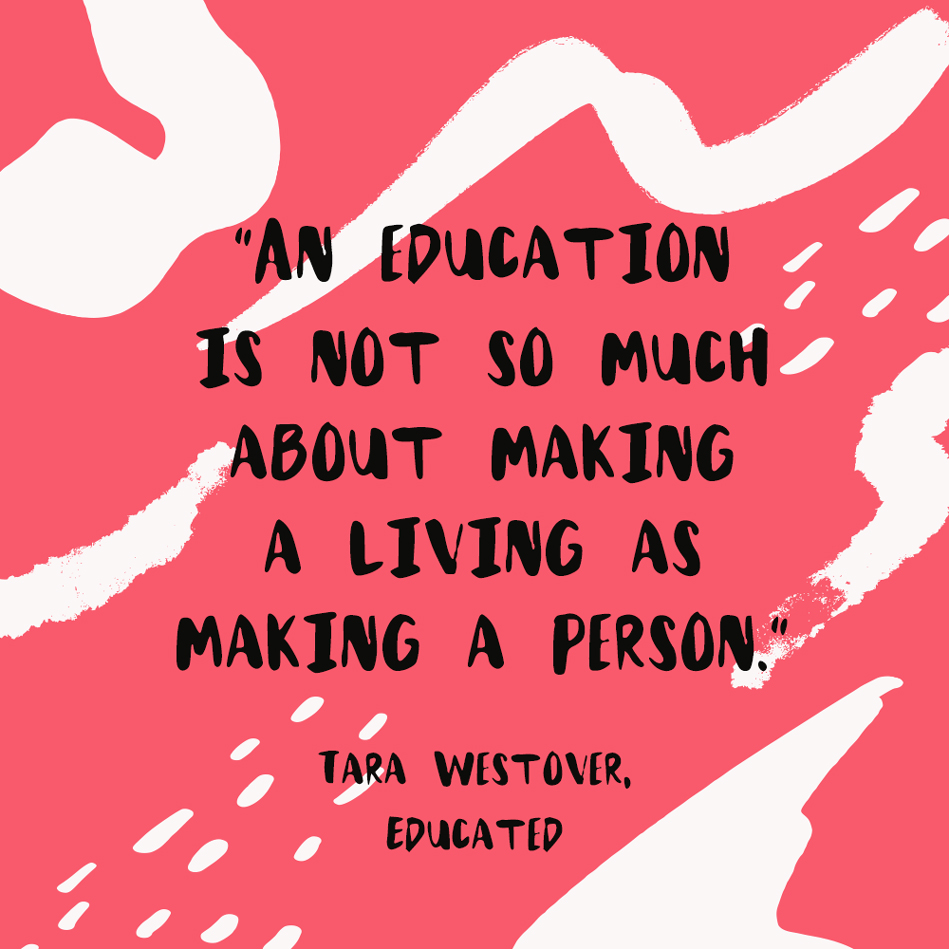 Tara Westover Quote About Education