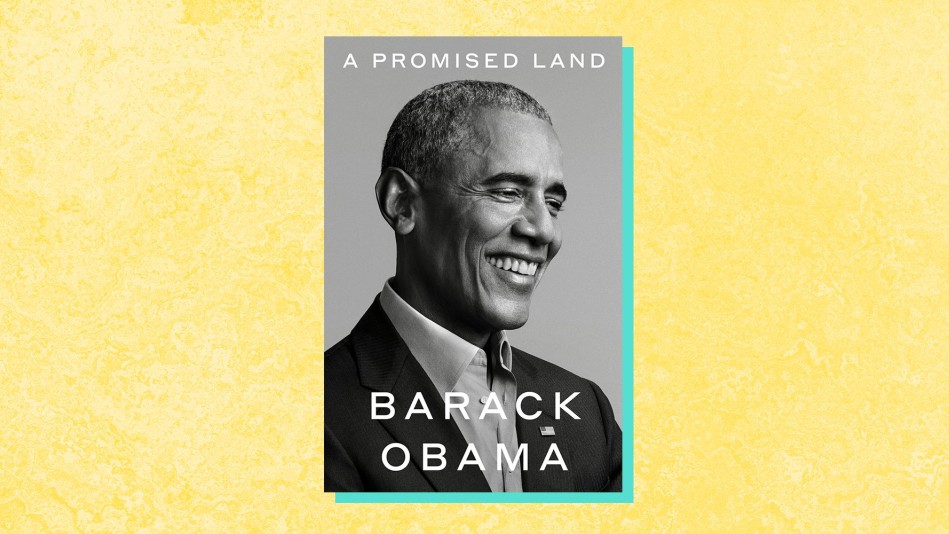 'A Promised Land' by Barack Obama book cover