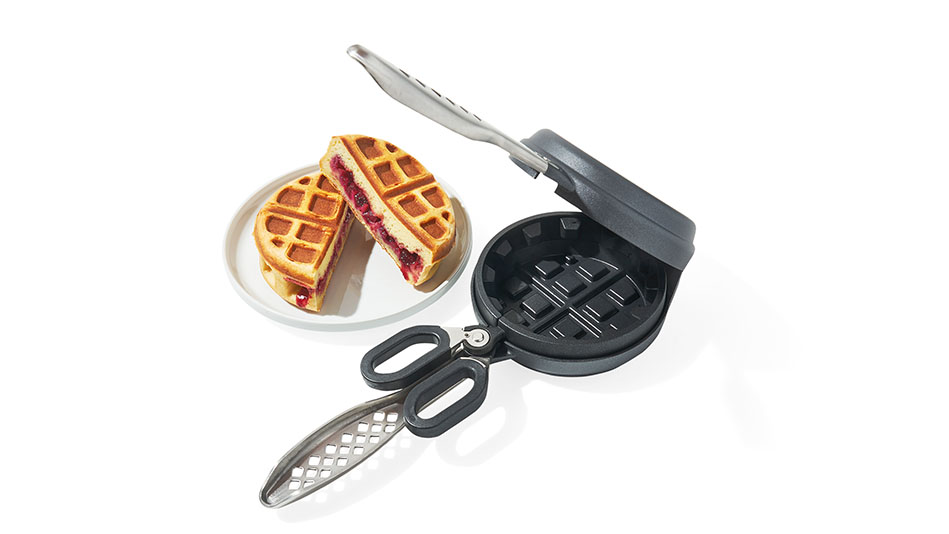 We love that the stuffed waffle iron allows for so much CREATIVITY
