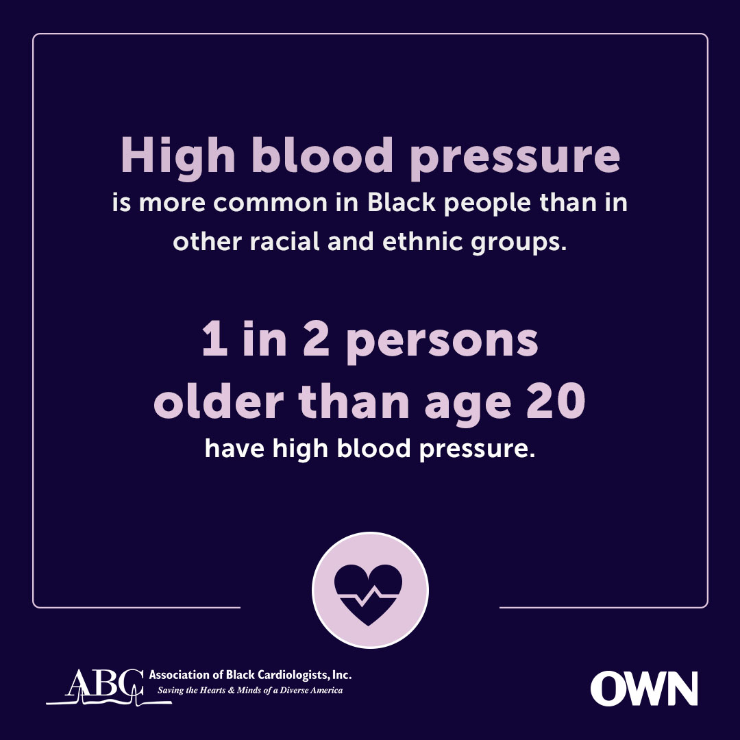 High blood pressure is more common in Black people than in other racial and ethnic groups. 1 in 2 persons older than age 20 have high blood pressure.