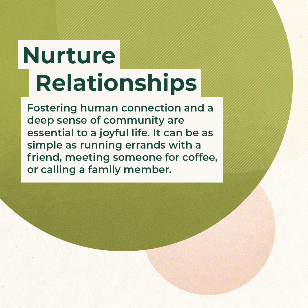 Nurture Relationships