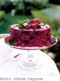 Summer Pudding with Rum Whipped Cream