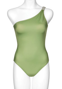 One shoulder green MiracleSuit