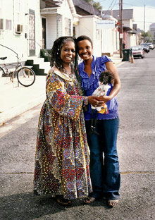 Rukiya Brown and Brigitte Nyampinga