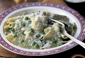 Pappardelle with Peas and Parmesan