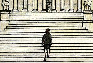 Court steps
