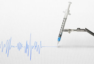 syringe needle lie detector