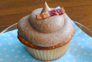 maple bacon cupcake