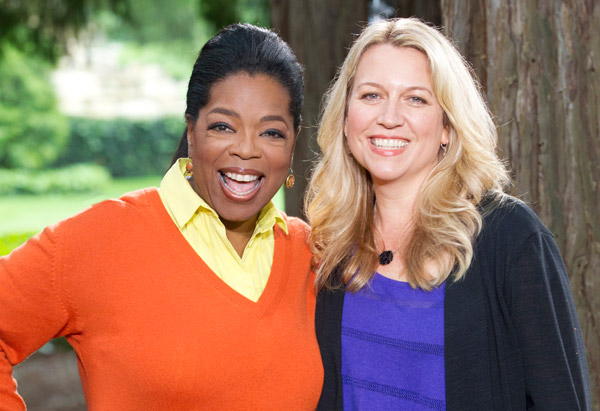 Oprah Winfrey and Cheryl Strayed