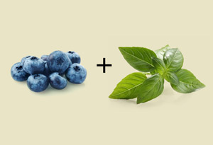 blueberry and basil