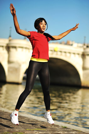 Woman exercising