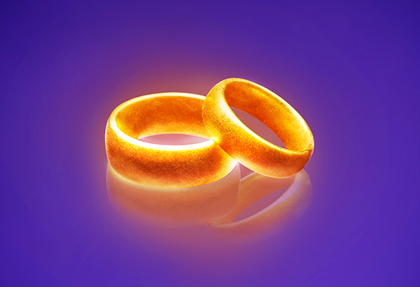 Glowing rings