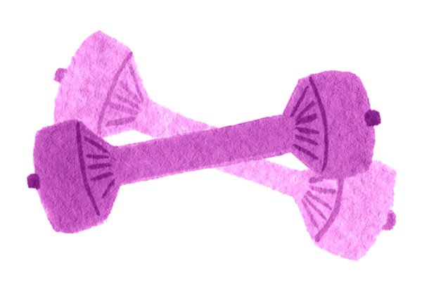 purple weight