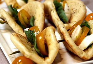 Caprese Pita Skewers