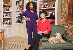 Sue Monk Kidd and Oprah Winfrey