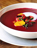 Beet Soup with Buttermilk and Marjoram