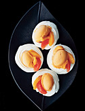 Meringues with Sorbet and Fruit