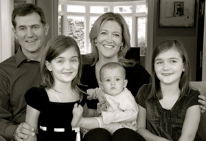 Jennifer Griffin and her family