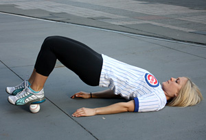 Andrea Metcalf's baseball bridge exercise