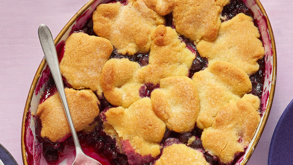 Blueberry Sugar-Cookie Crisp