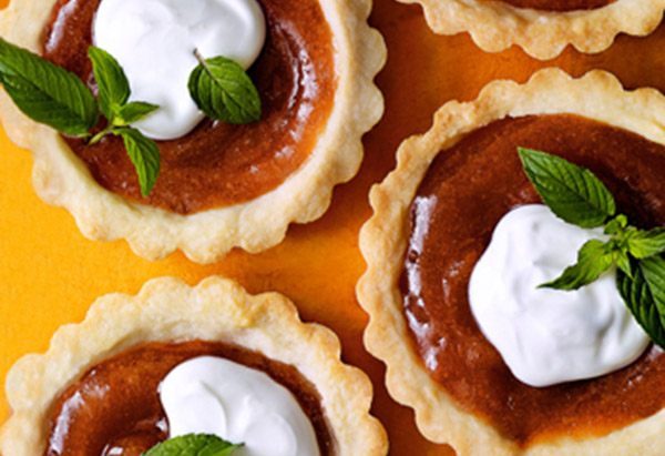 Quince Paste and Creme Fraiche Tartlets