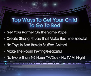 Checklist for getting kids to bed