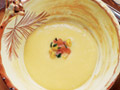 Sweet Corn and Buttermilk Soup with Tomato Corn Relish