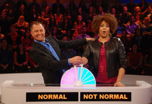 Barry Poznick and Kim Coles, hosts of "Are You Normal, America?"