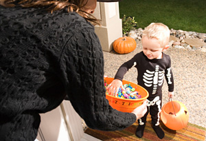 Halloween trick or treating