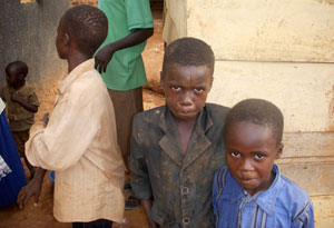 Children in Uganda.